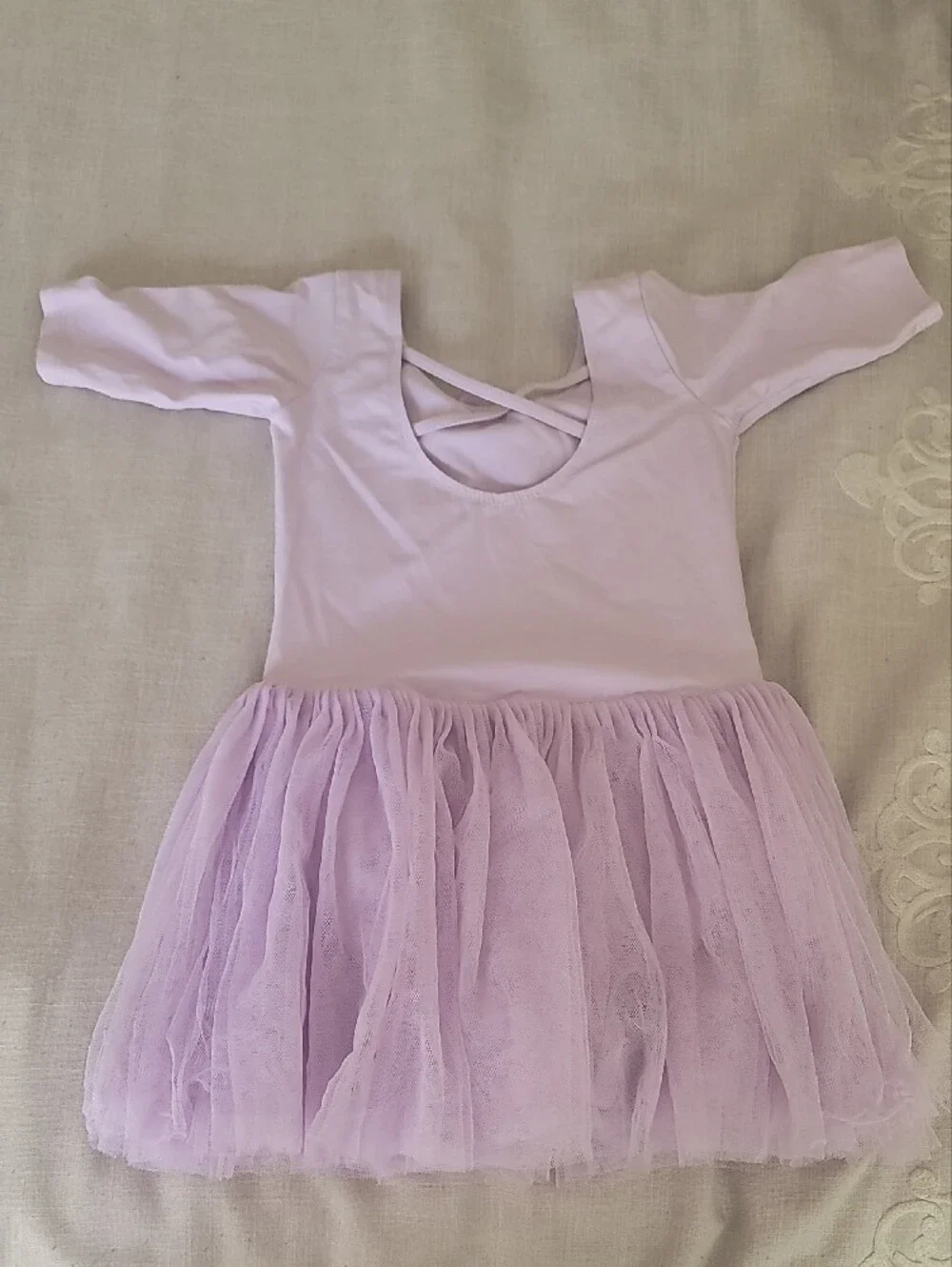 Girls Lilac Tulle Ballet Costume Dress, Medium